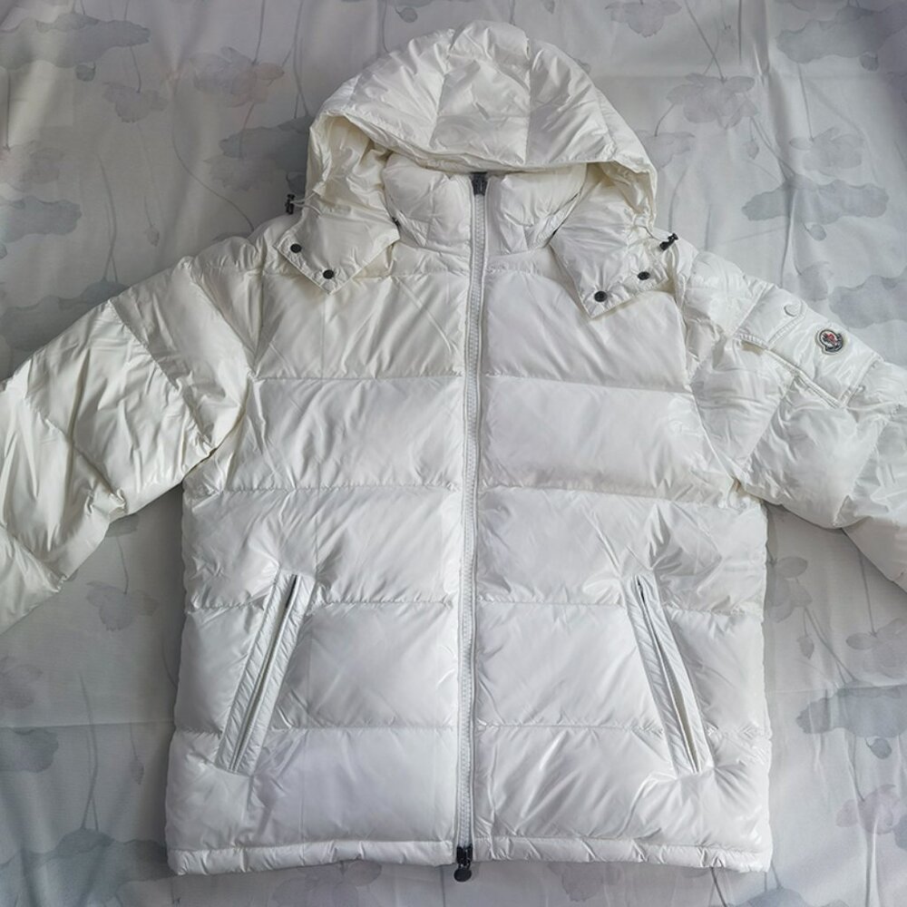 Moncler White Down Jacket